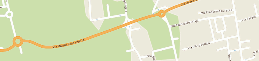 Mappa della impresa loc auto srl a BAREGGIO