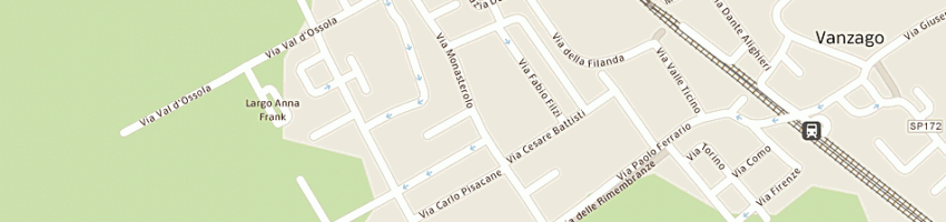 Mappa della impresa pronzati giuseppe (spa) a VANZAGO