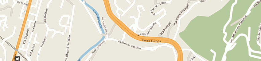 Mappa della impresa ferro m rosa a GENOVA