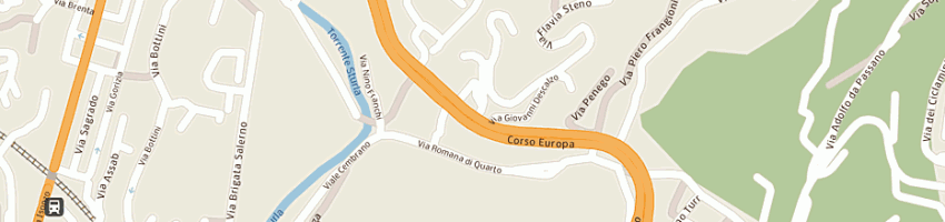Mappa della impresa cosimo saverio e c - snc a GENOVA