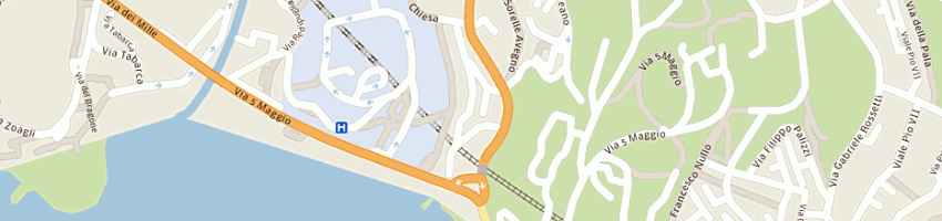 Mappa della impresa chiesa cattolica parrocchiale ss angeli custodi a GENOVA