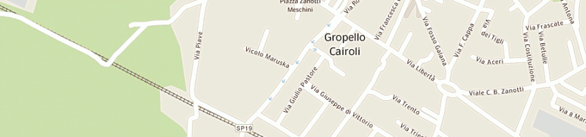 Mappa della impresa beltrame silvana a GROPELLO CAIROLI