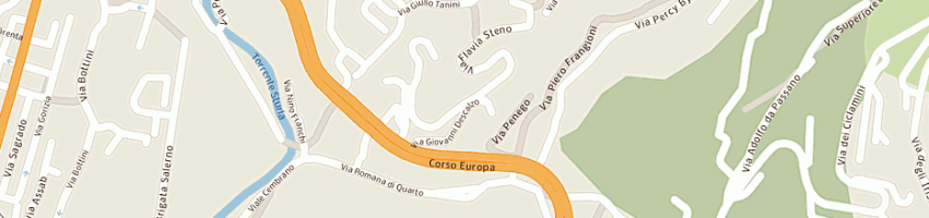Mappa della impresa bulluin e motori - soc coop a resp limitata a GENOVA