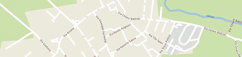 Mappa della impresa associazione volontariato centro anziani pensionati iii eta' a POGLIANO MILANESE