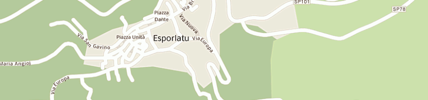 Mappa della impresa euroservice di porcu diego a ESPORLATU