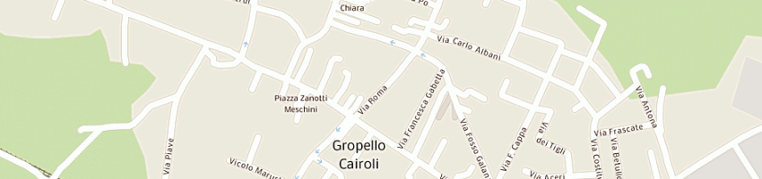 Mappa della impresa walter shoes design sas di rudolph alessio e c a GROPELLO CAIROLI