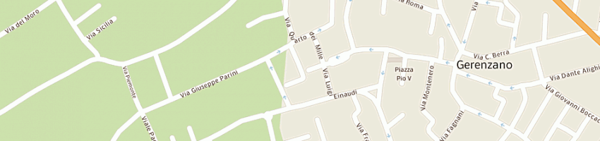 Mappa della impresa sistemi di sicurezza srl a GERENZANO