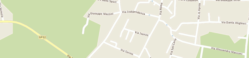 Mappa della impresa tessitura lycia (snc) a FENEGRO 