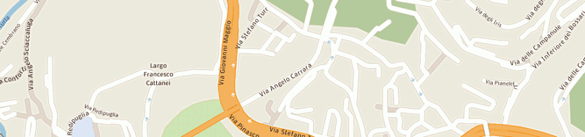 Mappa della impresa polisportiva pretto a GENOVA