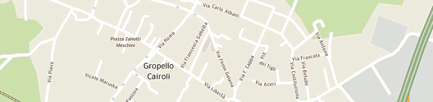 Mappa della impresa vitrugno antonio a GROPELLO CAIROLI