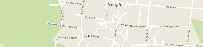 Mappa della impresa asilo infantile a FENEGRO 