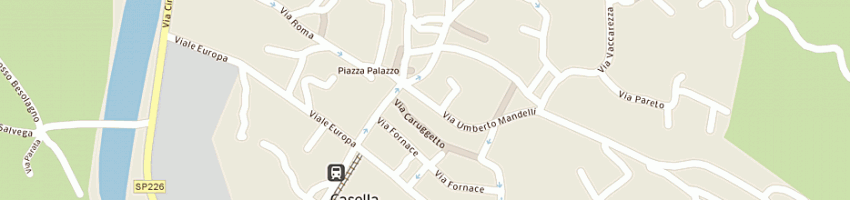 Mappa della impresa ros pescheria a CASELLA
