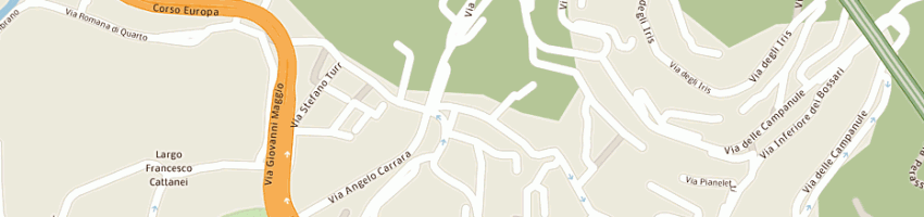 Mappa della impresa paesaggi sas di ivaldi simona e c a GENOVA