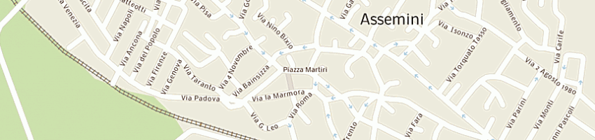 Mappa della impresa spina maria bonaria a ASSEMINI