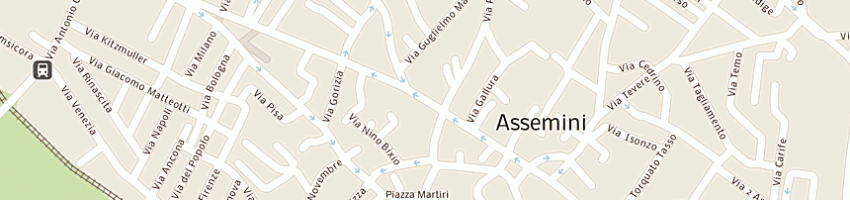 Mappa della impresa usai daniela a ASSEMINI
