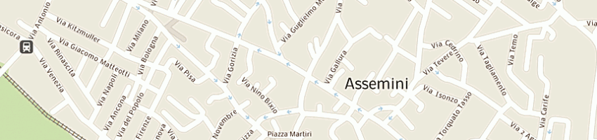 Mappa della impresa farmacia s ignazio dei dottori vincenzo zaccheddu e cossu m grazia (snc) a ASSEMINI