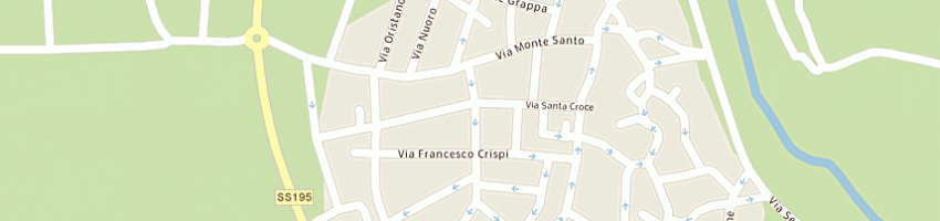 Mappa della impresa secci rosalinda a PULA