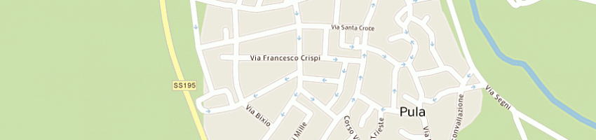 Mappa della impresa cucca corrado a PULA