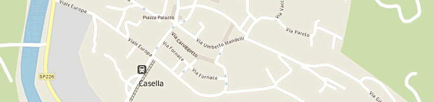 Mappa della impresa mandue di giuseppe manitto e mancini snc a CASELLA