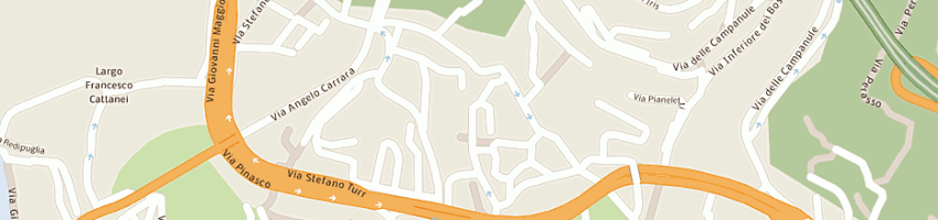 Mappa della impresa lavasecco roberta di donnini roberta a GENOVA