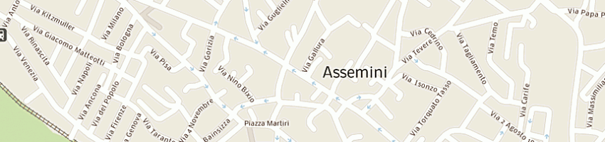Mappa della impresa adanti spa a CAGLIARI
