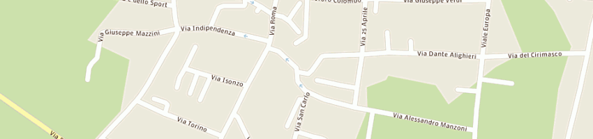 Mappa della impresa saibene paolo a FENEGRO 