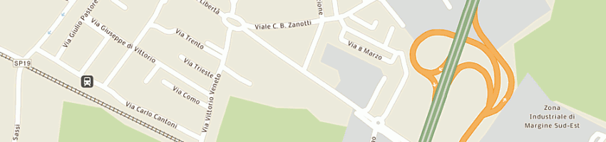 Mappa della impresa st tecn ass geomm castoldi v gabetta s e castoldi c a GROPELLO CAIROLI