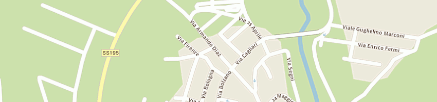 Mappa della impresa comando stazione forestale a PULA