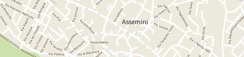 Mappa della impresa scalas maria carmela a ASSEMINI