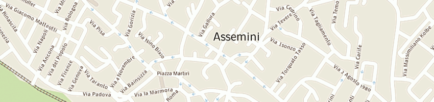 Mappa della impresa sanna gianfranco a ASSEMINI