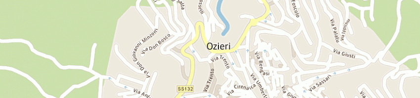 Mappa della impresa la genovese gomme (spa) a OZIERI
