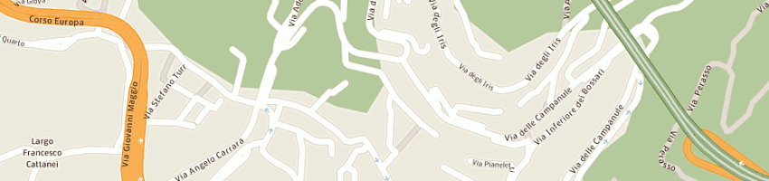 Mappa della impresa centro civico a GENOVA