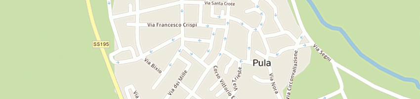 Mappa della impresa studio data snc a PULA