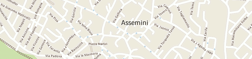 Mappa della impresa quadra srl a ASSEMINI