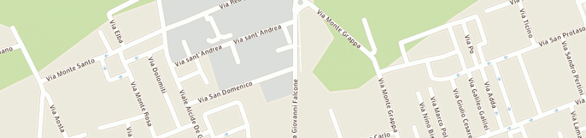 Mappa della impresa desogus giancarlo a BAREGGIO
