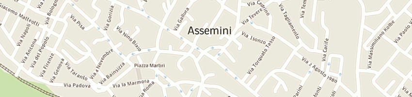 Mappa della impresa mariano fabio a ASSEMINI