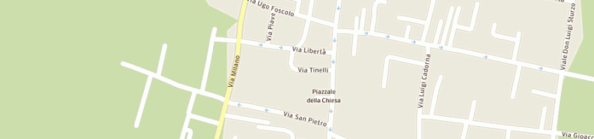 Mappa della impresa carnelli giancarlo a TURATE