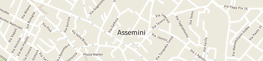 Mappa della impresa panificio artigiano scalas vittoria e andrea sdf a ASSEMINI
