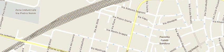 Mappa della impresa ceda srl a VOGHERA