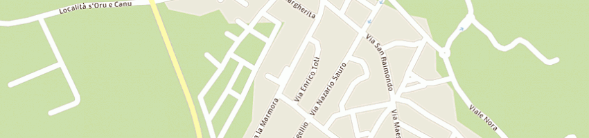 Mappa della impresa serra gianfranco a PULA