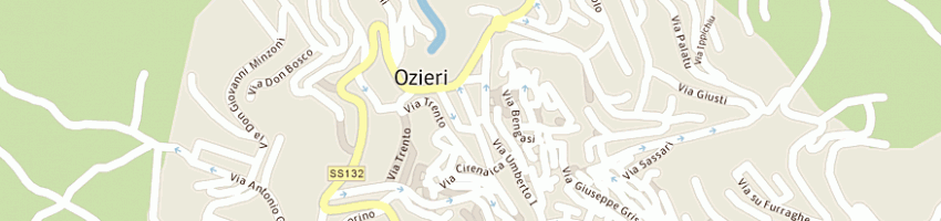 Mappa della impresa orfanotrofio maschile tola gaias a OZIERI