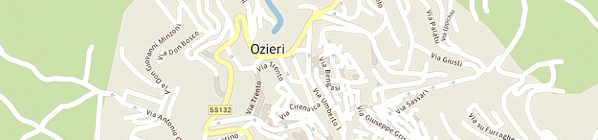 Mappa della impresa m calcestruzzi srl a OZIERI