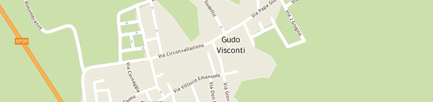 Mappa della impresa banca agricola mantovana spa a GUDO VISCONTI