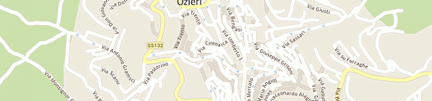 Mappa della impresa pastificio sa panada srl a OZIERI