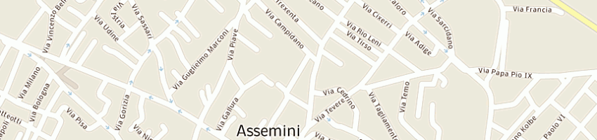 Mappa della impresa aism a CAGLIARI