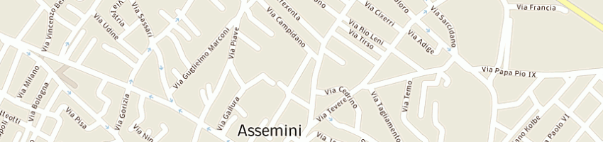 Mappa della impresa arca uno srl a CAGLIARI