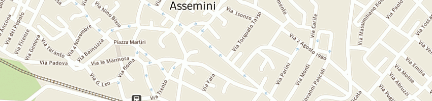 Mappa della impresa scuola materna monspiovella a ASSEMINI