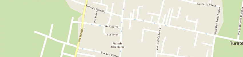 Mappa della impresa farmacia comunale di turate a TURATE