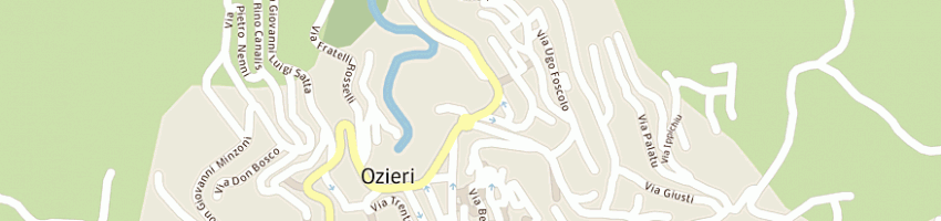 Mappa della impresa inerco srl a OZIERI
