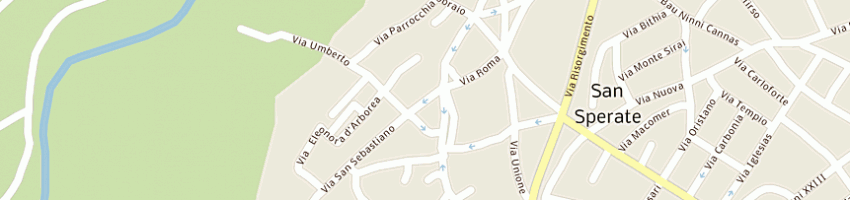 Mappa della impresa no noise di collu gian claudio a SAN SPERATE